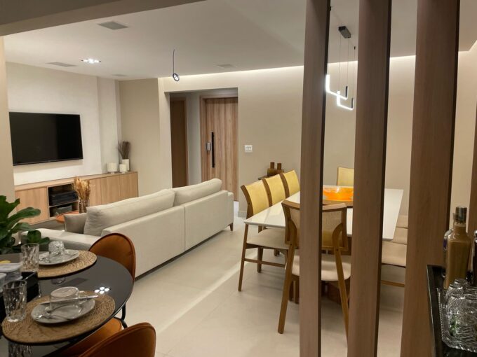 Apartamento espetacular com quatro suítes e perto da COP30