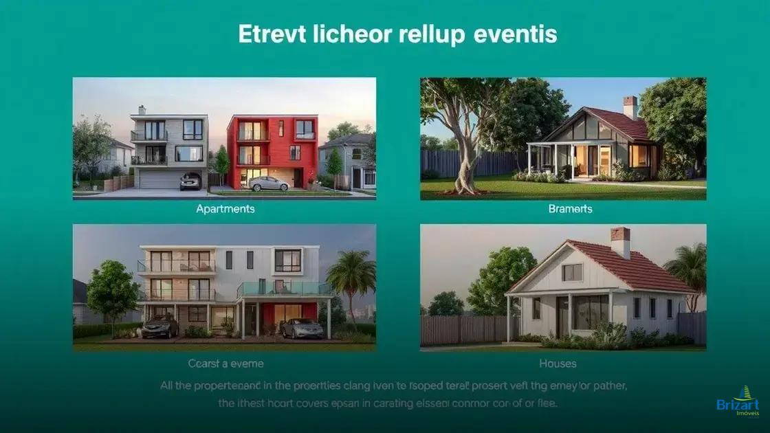 Imóveis próximos ao evento climático