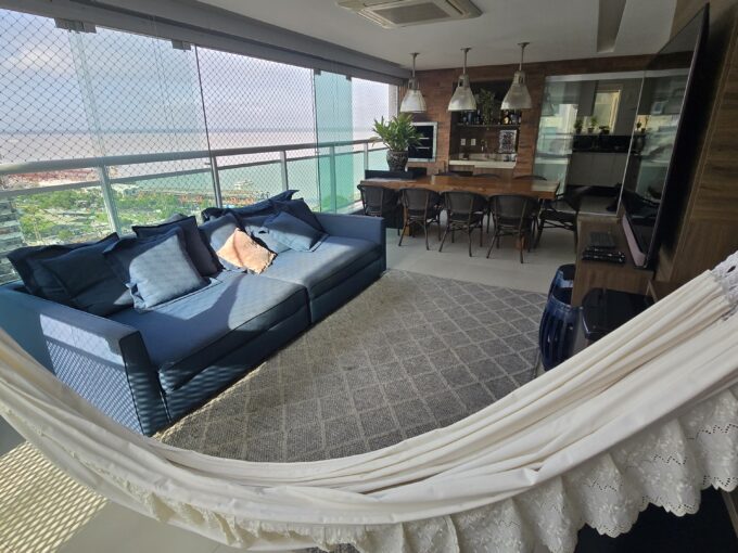 COP30 Apartamento moderno e acolhedor para até 8 pessoas no Edifício Mirage Bay